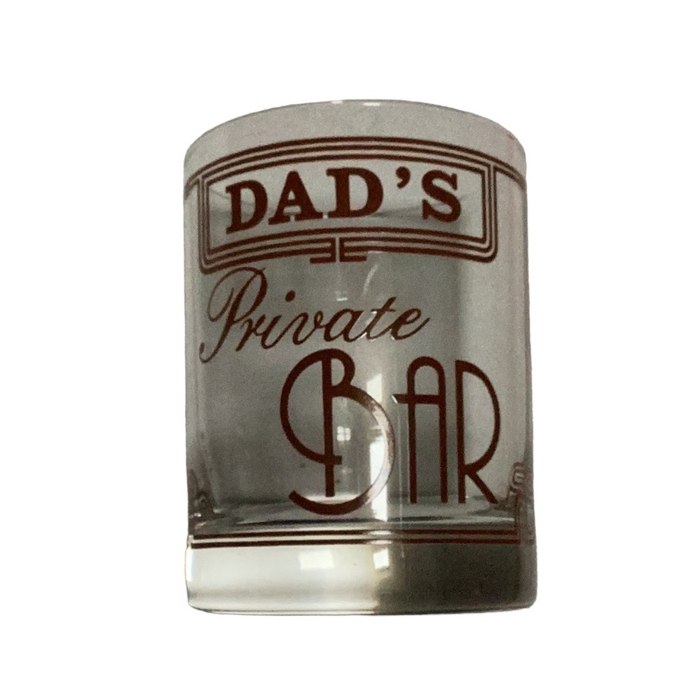 Dad’s Private Bar Drinking Glass‎